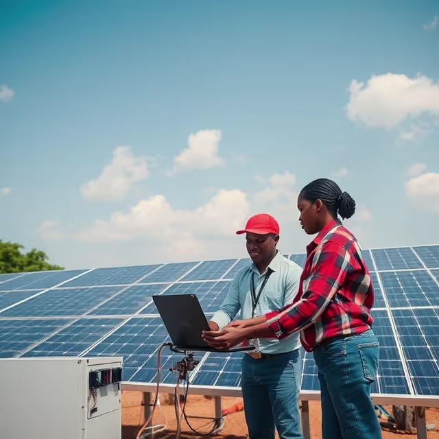 About Us 3 workers-installation-high-capacity-solar-power-plant